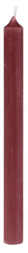 Červená úzka sviečka Taper red - Ø 1,2*13cm / 2.5h
