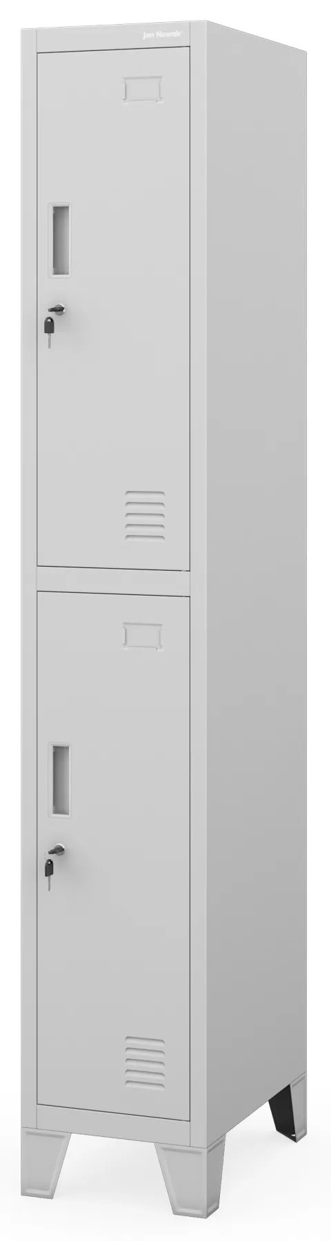 Pracovná odevná skriňa BHP sivá: BARTEK 1 Plus