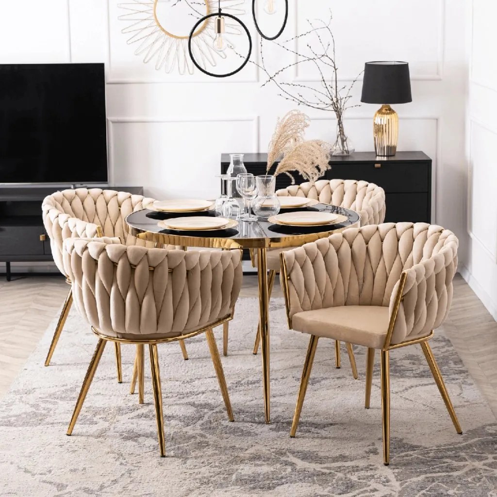 PROXIMA.store - Čalúnená jedálenska stolička CAPI FARBA: béžová