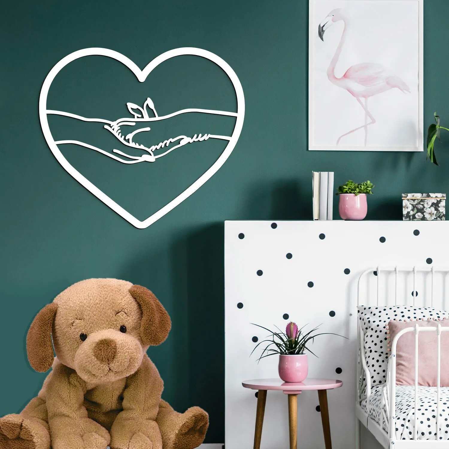 DUBLEZ | Nástenná dekorácia - Psia láska