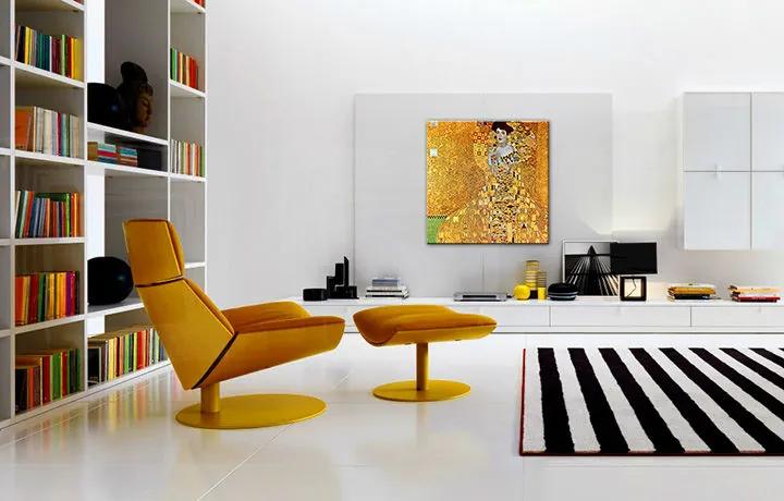 Obraz na plátne PORTRÉT ADELY BLOCH-BAUER – Gustav Klimt | rôzne rozmery