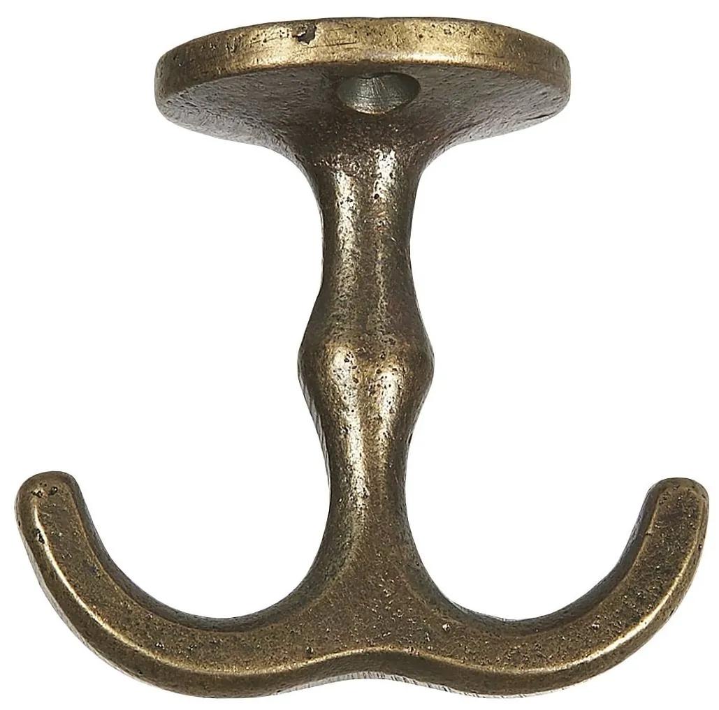 Ib Laursen Kovový dvojitý háčik Double Gold