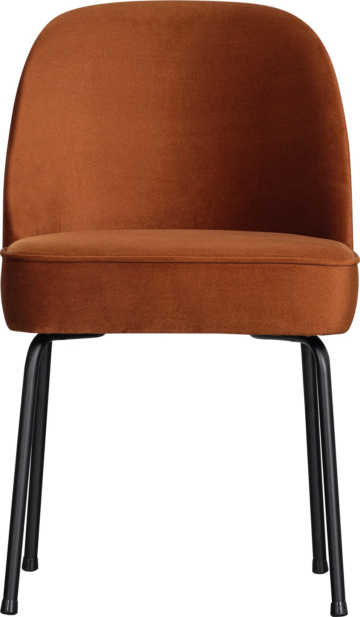 BePureHome Vogue zamatová jedálenská stolička - Oranžová