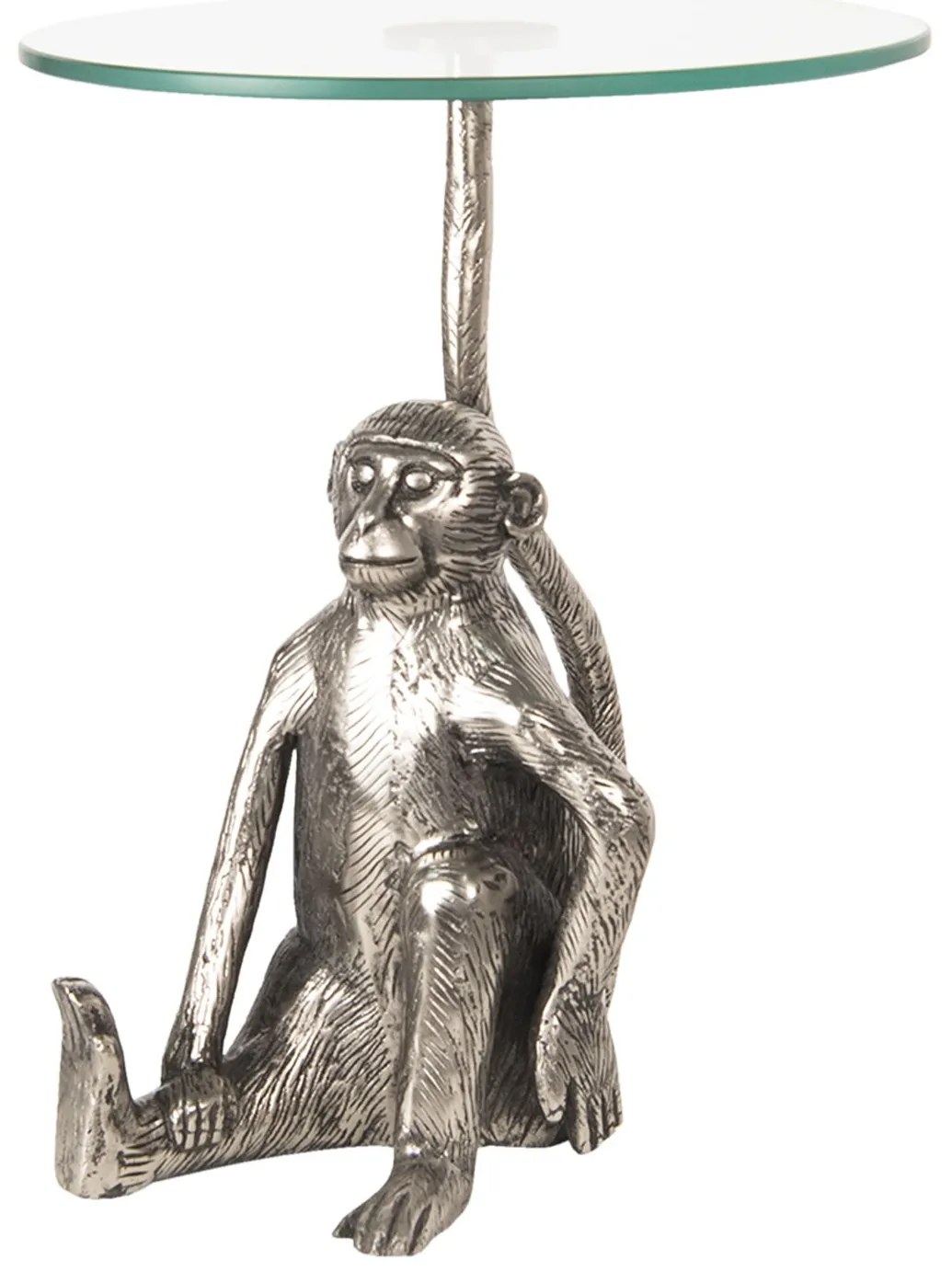 Odkladací stolík v dizajne šimpanza Les Animaux - 30*23*48 cm