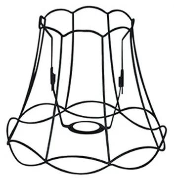 Kovový tienidlo čierny 25/21 - Granny Frame