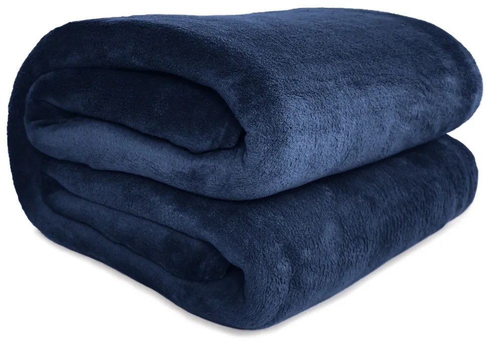 Deka prehoz TAGO 150x200 cm - tmavo modrá