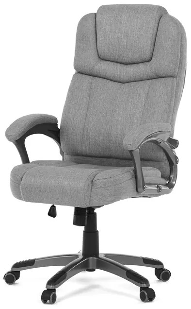 Autronic BONTEC Kancelárske kreslo, hojdací mechanizmus, čierna látka, KA-C715 BK2 Farba: Šedá