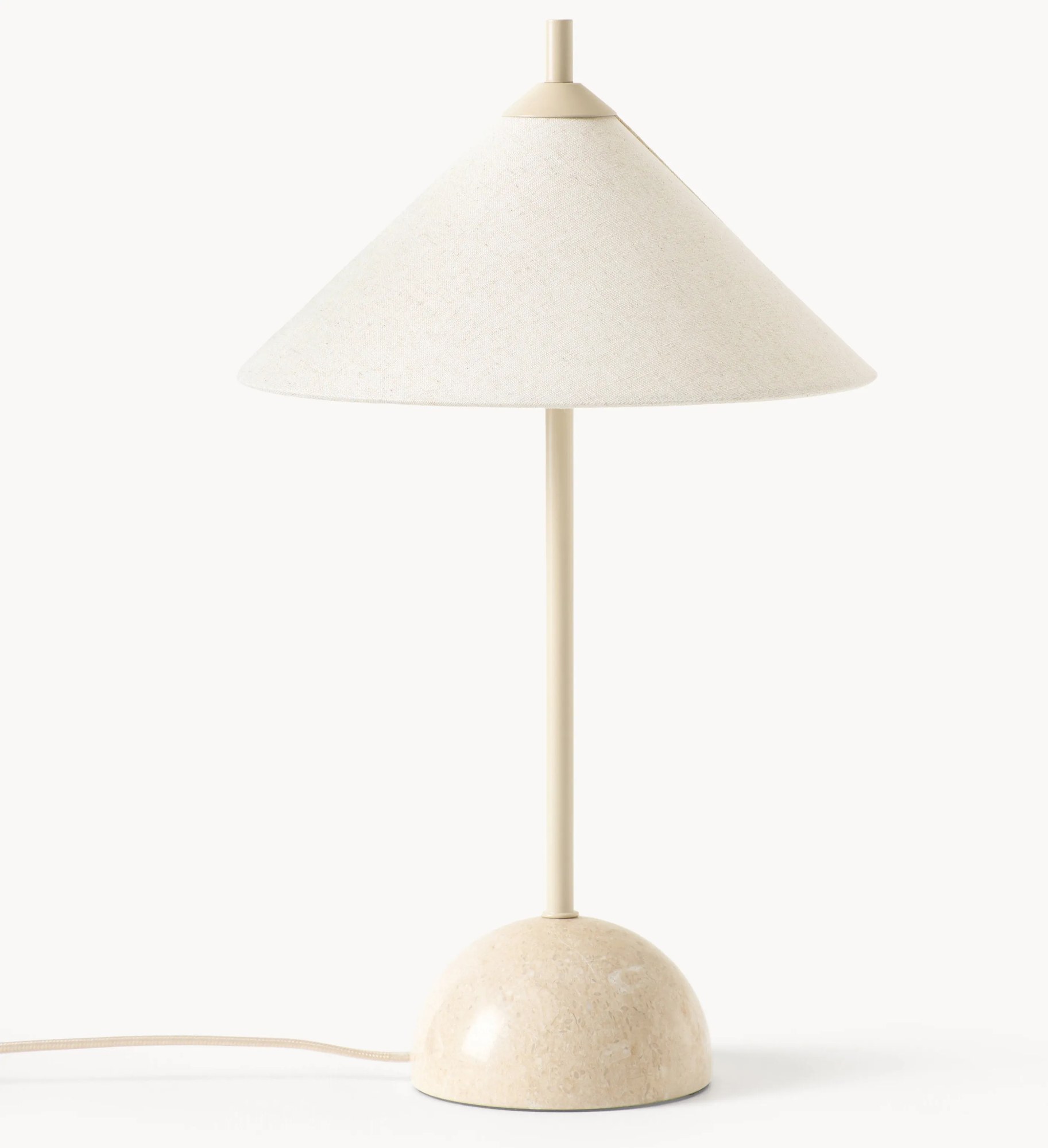 Stolová lampa's mramorovým podstavcom Vica