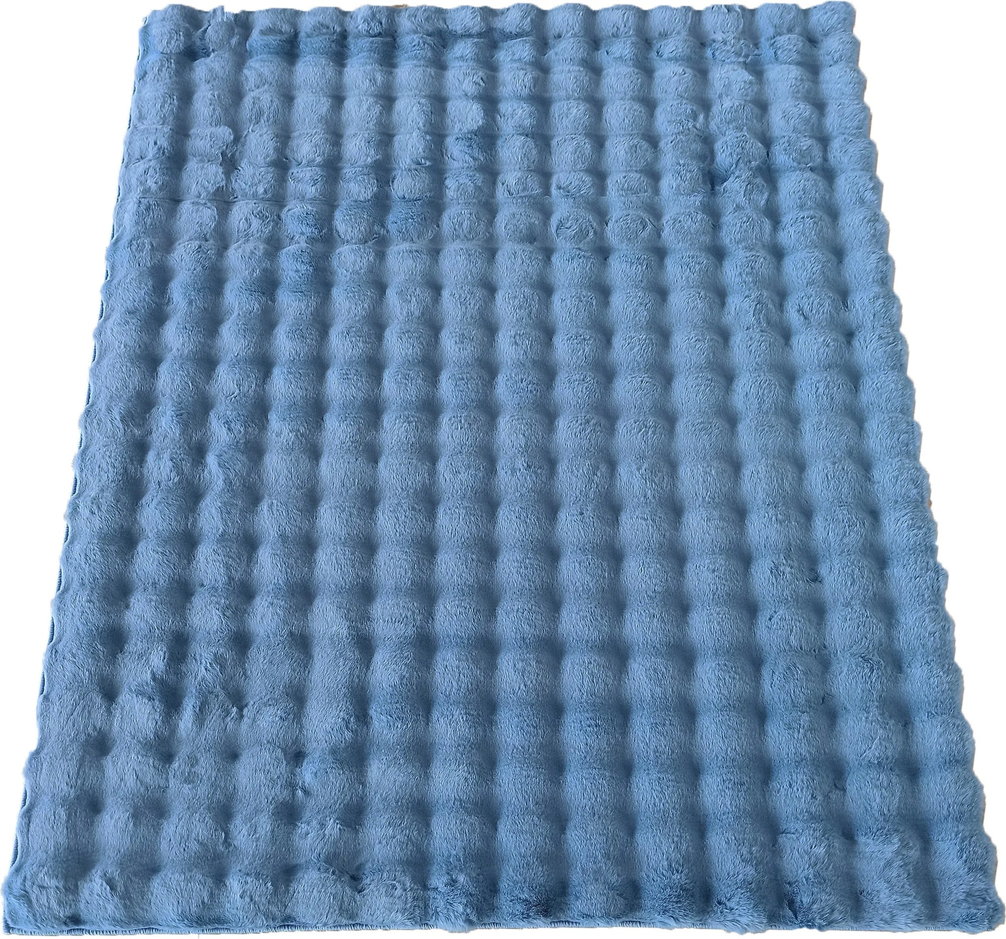 DY Modrý jemný koberec Rabbit Bubble 3D Rozmer: 120x170 cm