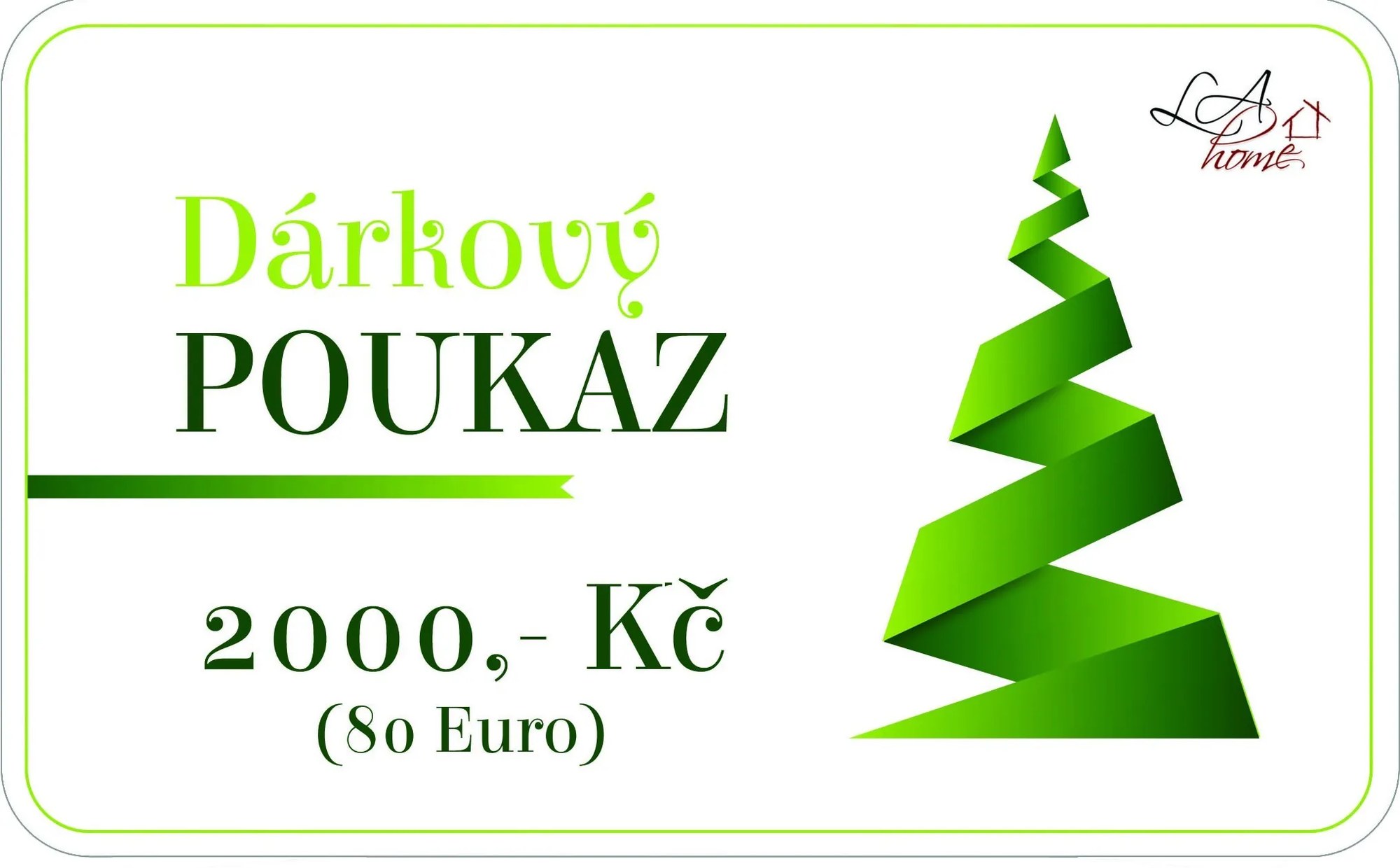 Darčekový poukaz 80 Euro