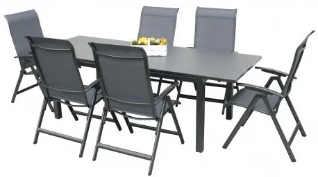 Doppler FIRENZE YELMO - záhradná hliníková sedacia súprava 6+1