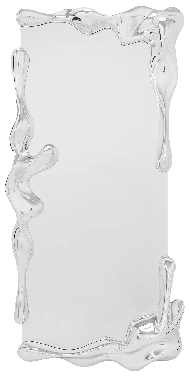 Lava nástenné zrkadlo strieborné 180x80 cm