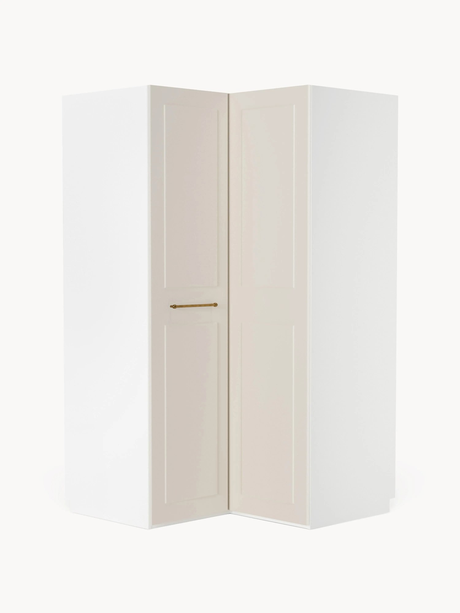 Modulárna rohová šatníková skriňa Charlotte, Š 115 cm