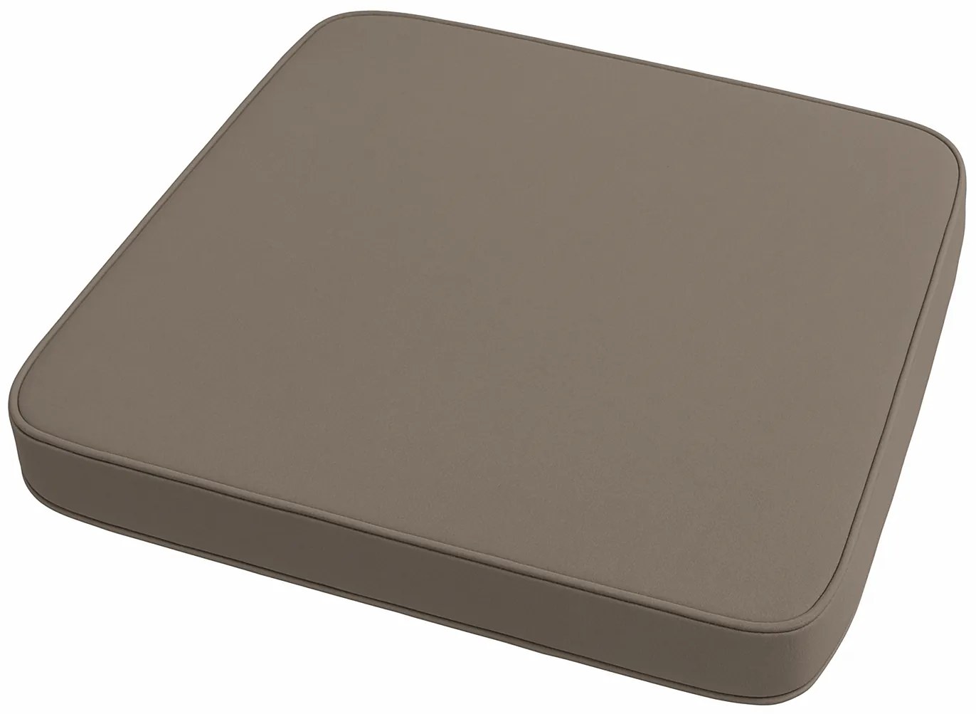 Vonkajší podsedák na stoličku VIREON 44x45 cm, sivo-hnedý