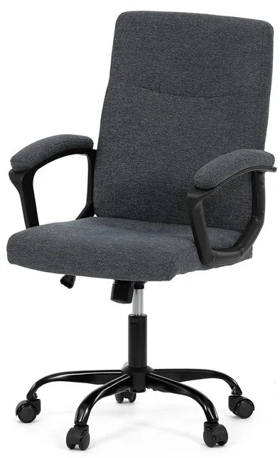 Autronic BONTEC Kancelárske kreslo, hojdací mechanizmus, čierna látka, KA-Y391 BK2 Farba: Čierna