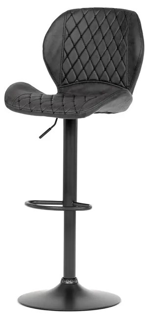 Autronic BONTEC Barová stolička, čierna, látka, AUB-431 BK3 Farba: Čierna