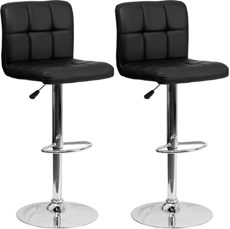 2x Barová stolička Hawaj CL-3232-1 | čierna