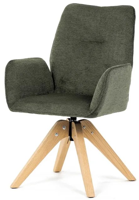 Autronic BONTEC Jedálenská stolička, sivá, látka, DCH-C2148 GREY2 Farba: Zelená