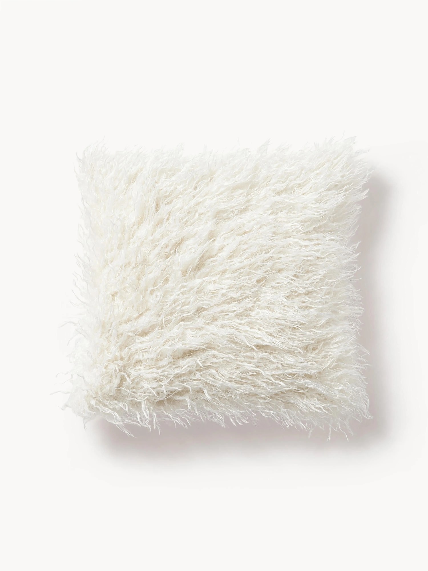 Poťah na vankúš z umelej kožušiny Morten