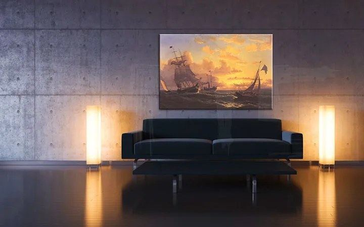 Obraz na plátne FRESH BREEZE OF SANDY HOOK – William Bradford REP021