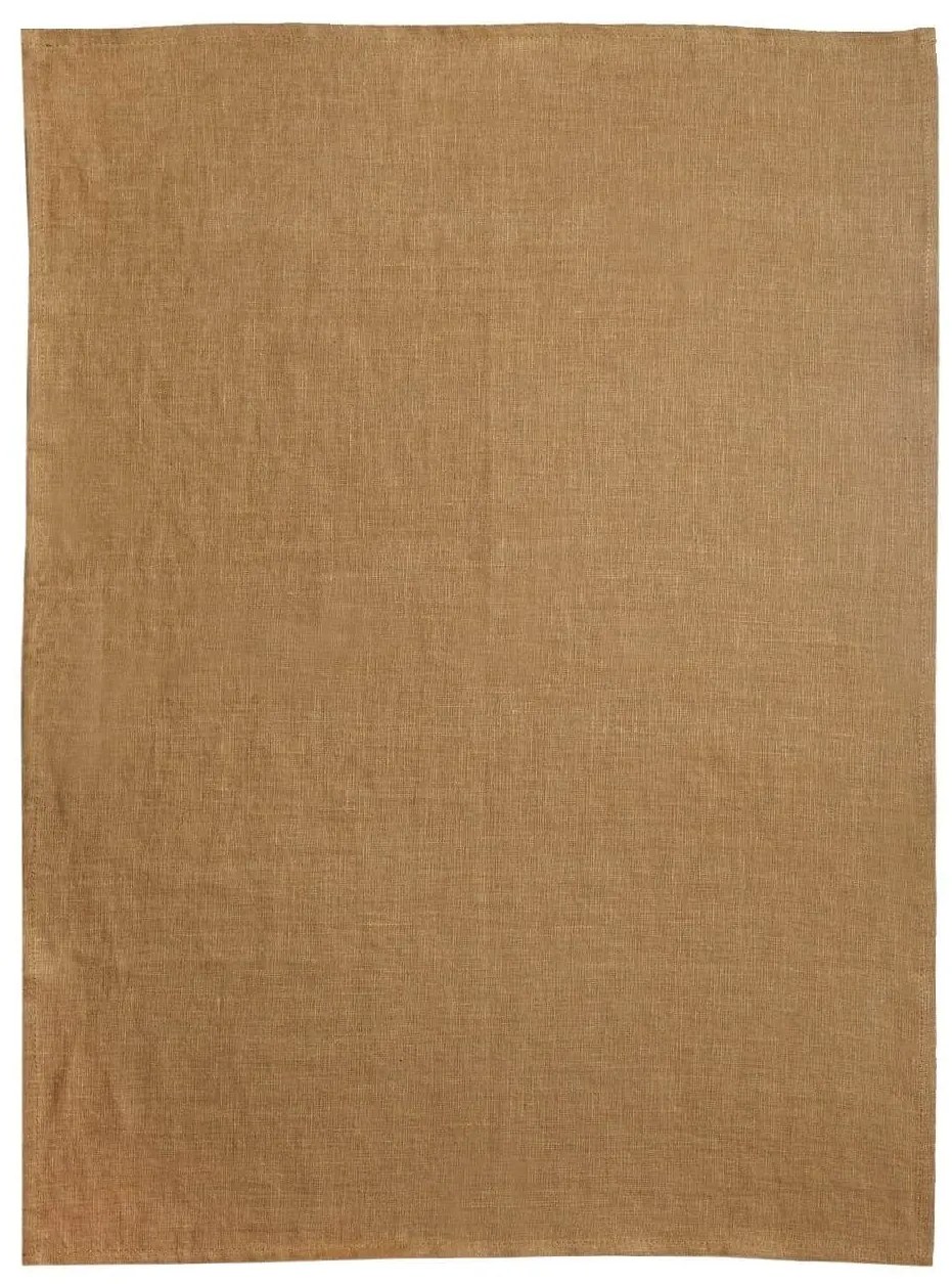 Storefactory Bavlnená utierka Mustard 50 x 70 cm