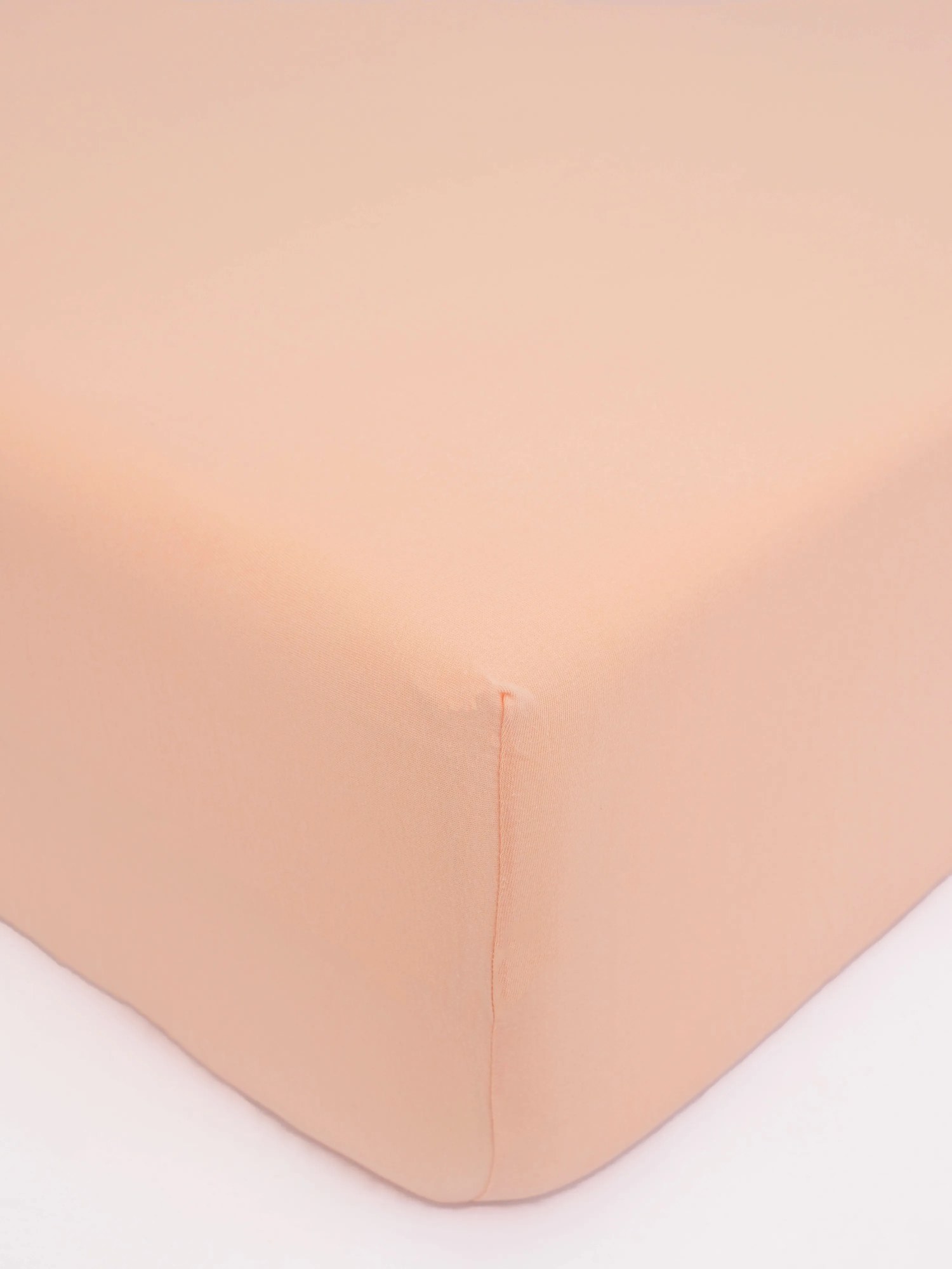 Jersey plachta do postieľky Classic 60 x 120 cm – lososová