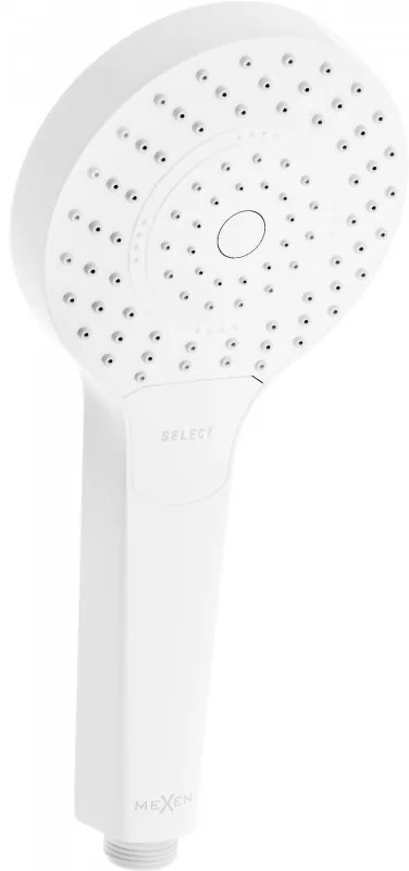 Mexen príslušenstvo - hlavica ručnej sprchy Oval R-05, 3-funkcie, biela, 79505-20