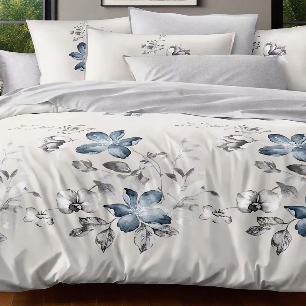 Obliečky BERMAL FLOWERS 7-dielna sada 140x200 cm