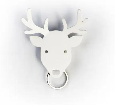 Vešiačik na kľúče Qualy Deer Key Holder, jeleň biely
