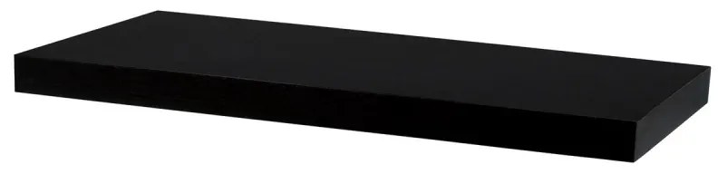 Polička nástěnná 60 cm, MDF, 3D dekor wenge, baleno v ochranné fólii