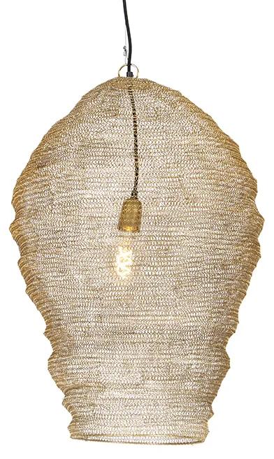 Orientálne závesné svietidlo zlaté 70 cm - Nidum