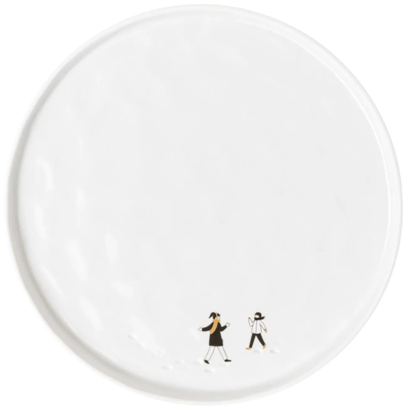 räder Porcelánový tanier Snowball Fight 22 cm
