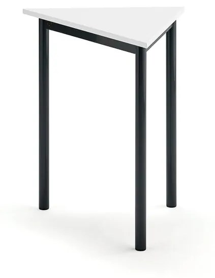 Stôl SONITUS TRIANGEL, 700x600x720 mm, HPL - biela, antracit