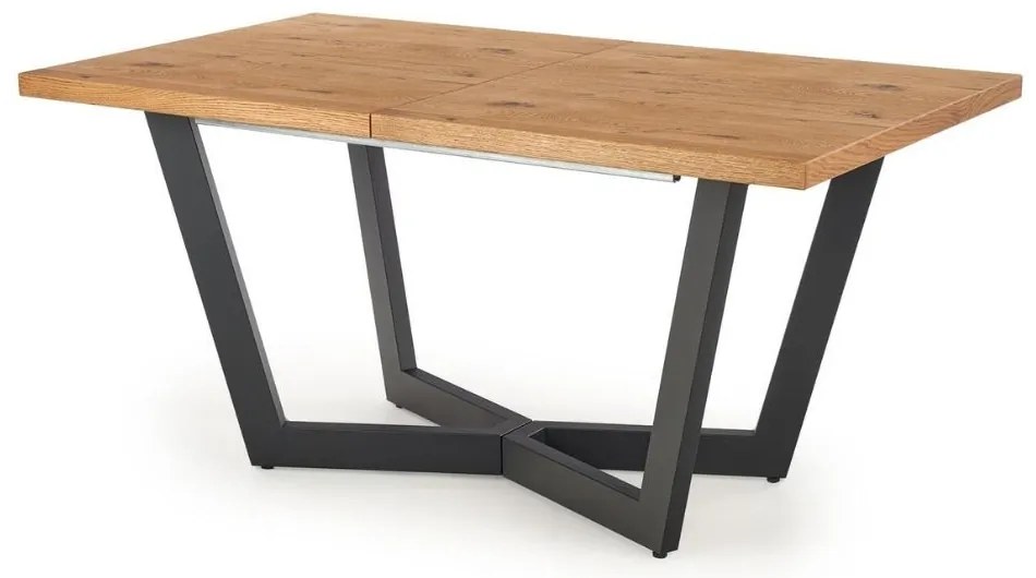 Jedálenský stôl Massive, dub / čierna