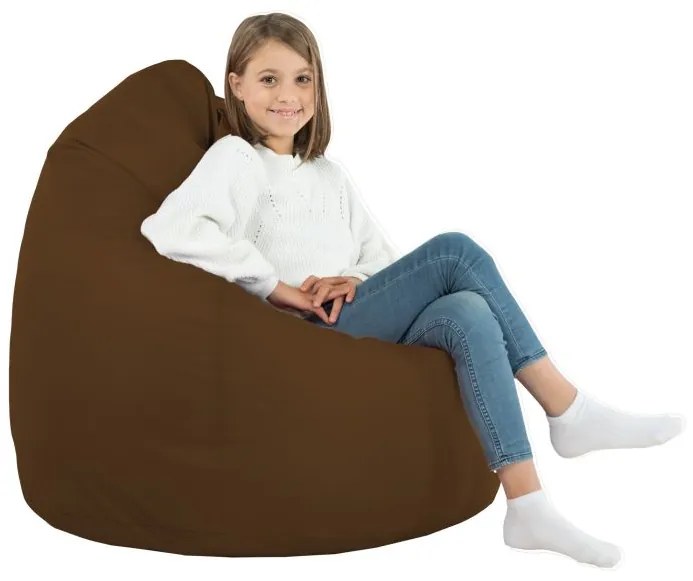 Sedací vak BAG Sako XL Ekokoža Farba: 17. Tmavo hnedý