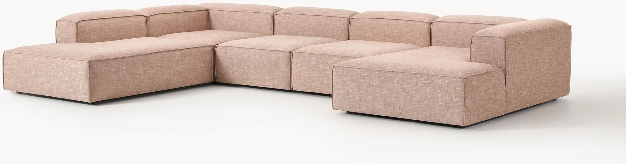 Modulárna pohovka zo zmesi ľanu Lennon