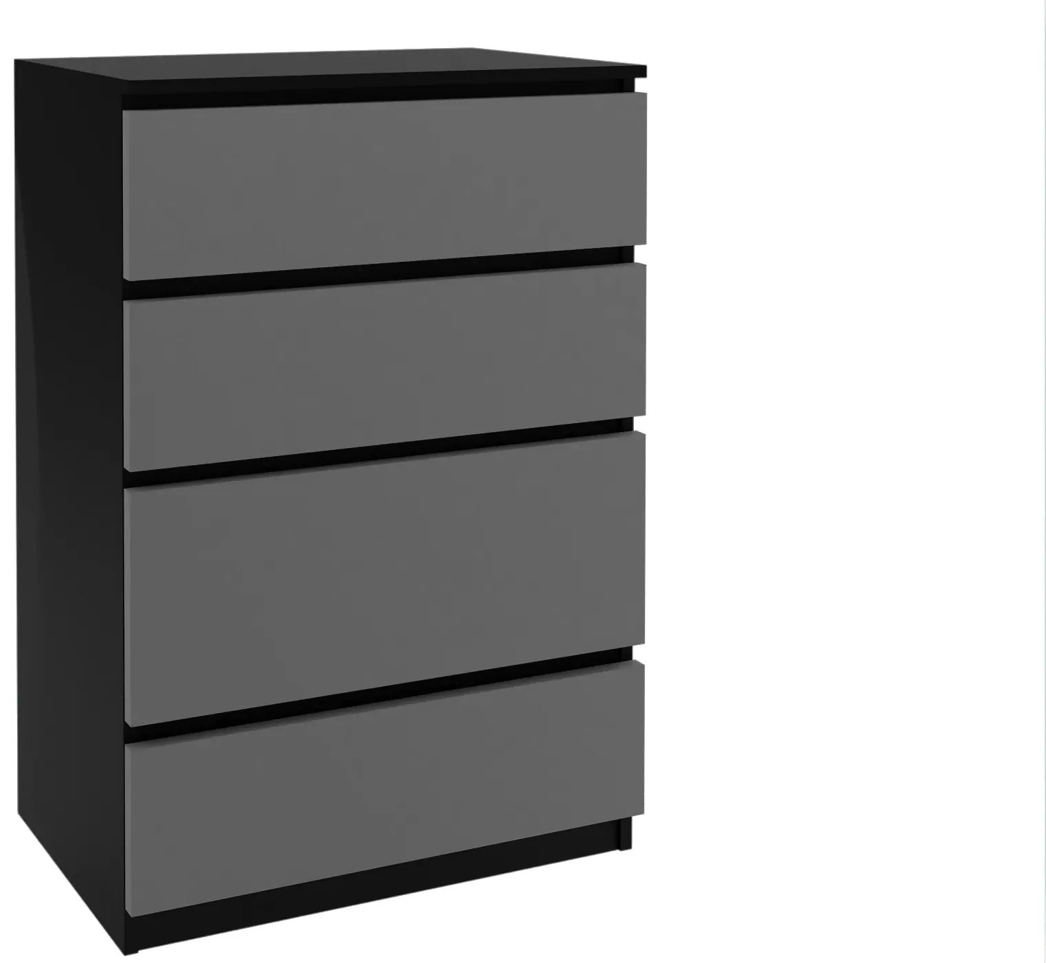 Komoda 36 Belini čierny / šedý SI KOM1/1/B/SR/0/0