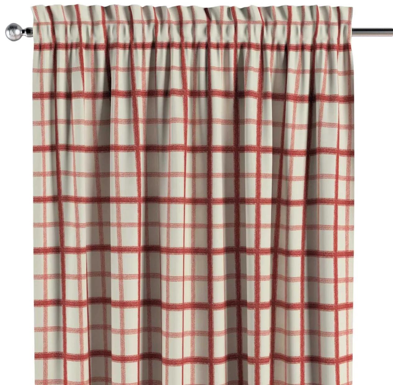 Záves s tunelom a volánom