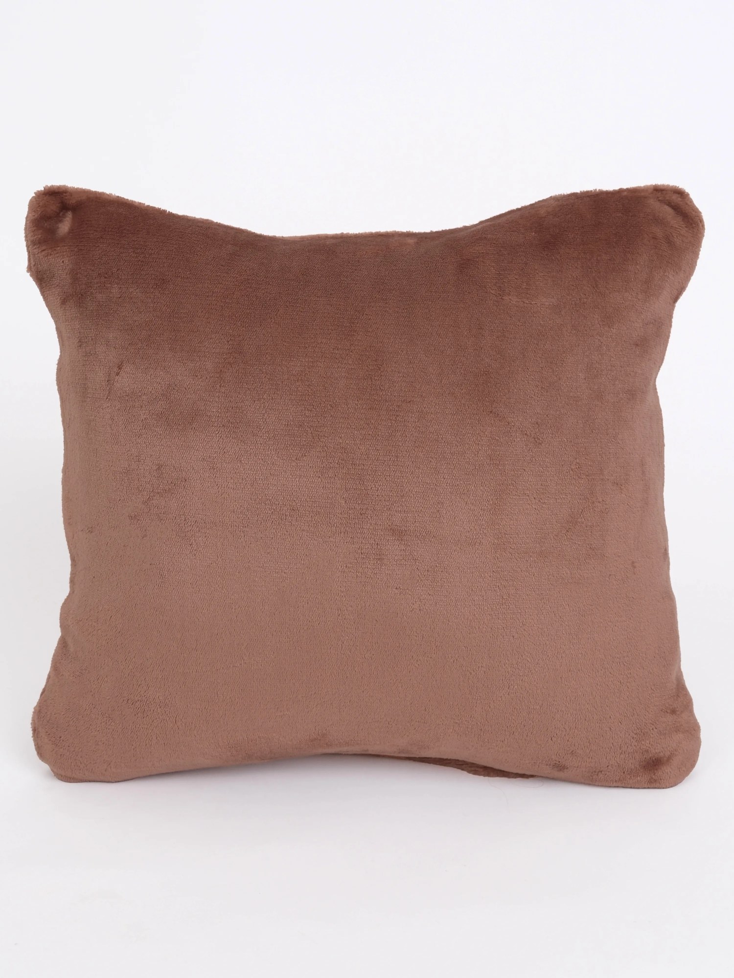Obliečka na vankúš mikroplyš 40 × 40 cm – Laura mocha mousse