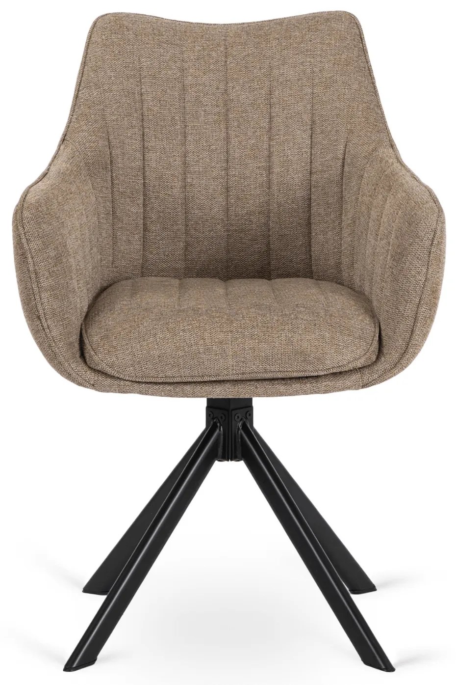 PROXIMA.store - Čalúnená otočná stolička MUMBAI FARBA: hnedá