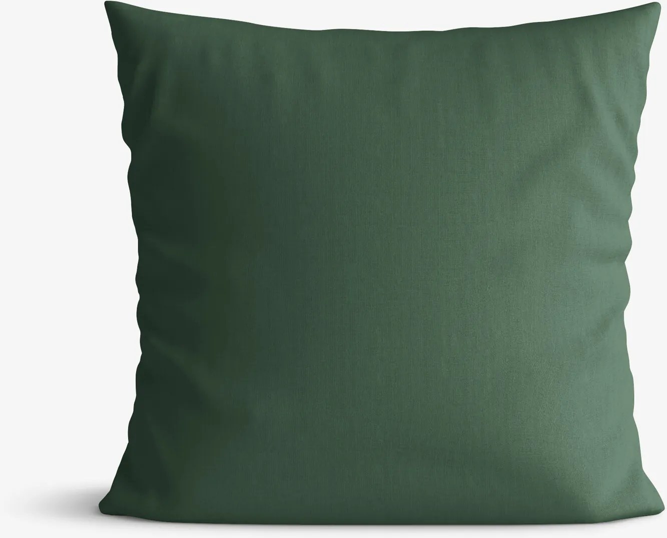 Goldea bavlnená obliečka na vankúš - tmavo zelená 40 x 40 cm