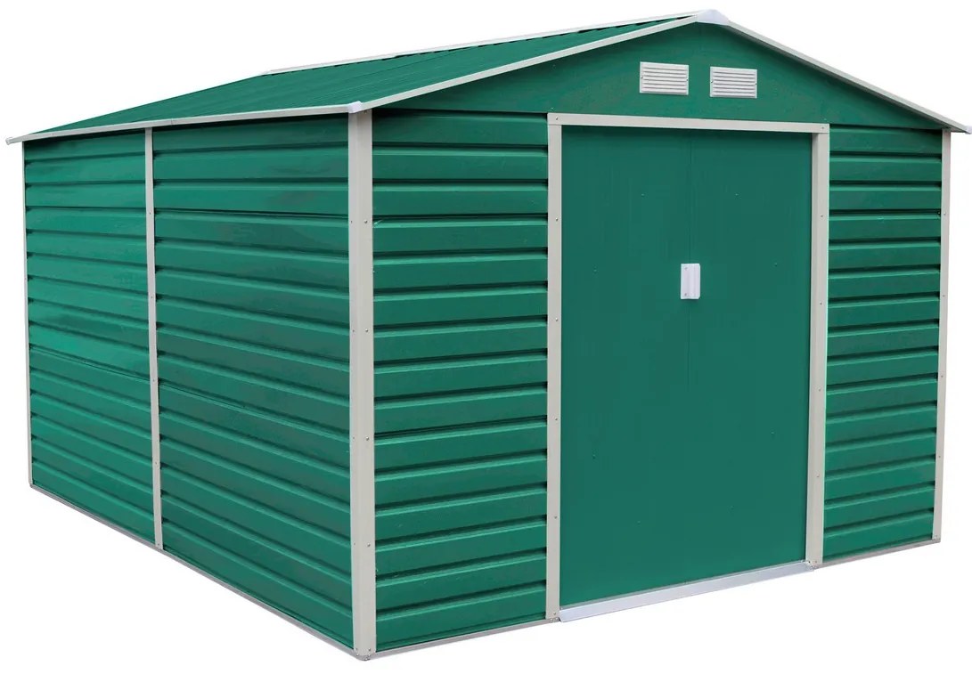 Záhradný domček G21 GAH 1085 - 340 x 319 cm, zelený 63900578