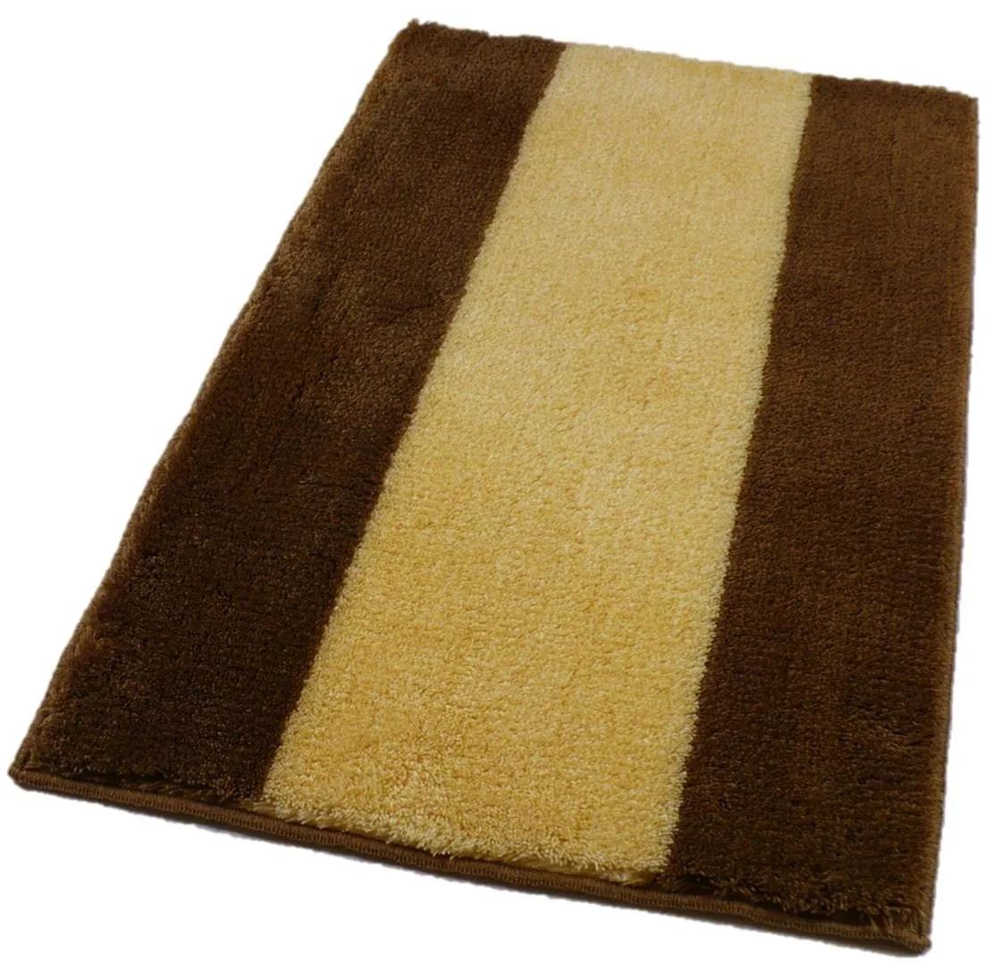 ROUTNER Kúpeľňová predložka ATHENA Tmavohnedá 10308 - Tmavohnedá / 60 x 100 cm 10308