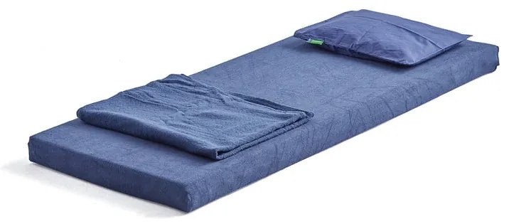Set posteľnej bielizne a matraca ENKEL, studená pena, modrá