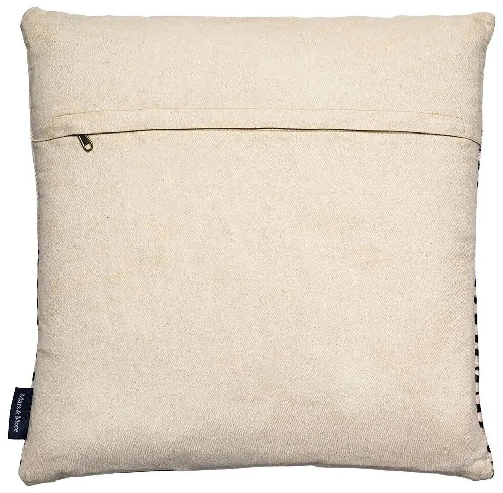 Kožený vankúš s výplňou Zebra (bos taurus taurus) - 45*45*15cm