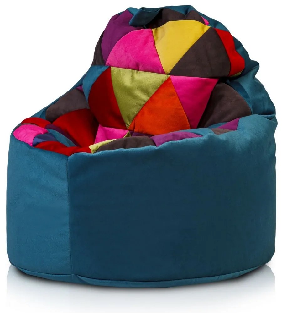 Sedací vak Yoko Modern Mix plyš Farba: A66