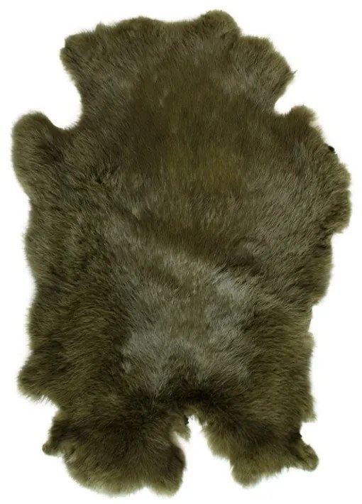 Lesná zelená králičie kože Rabbi - 30 * 2 * 40cm