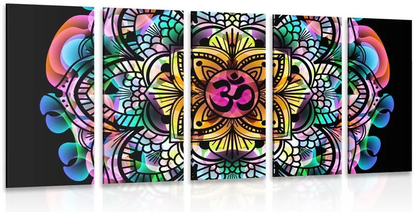 5-dielny obraz Mandala zdravia