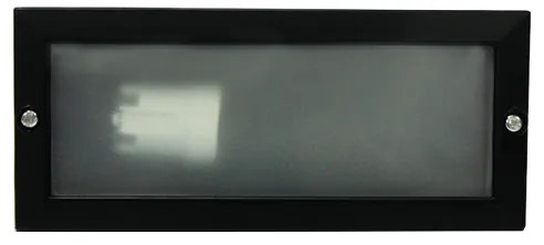 ACA Lighting vonkajšie zápustné svietidlo AC045GL64B max. 40W/E27/IP54, čierne