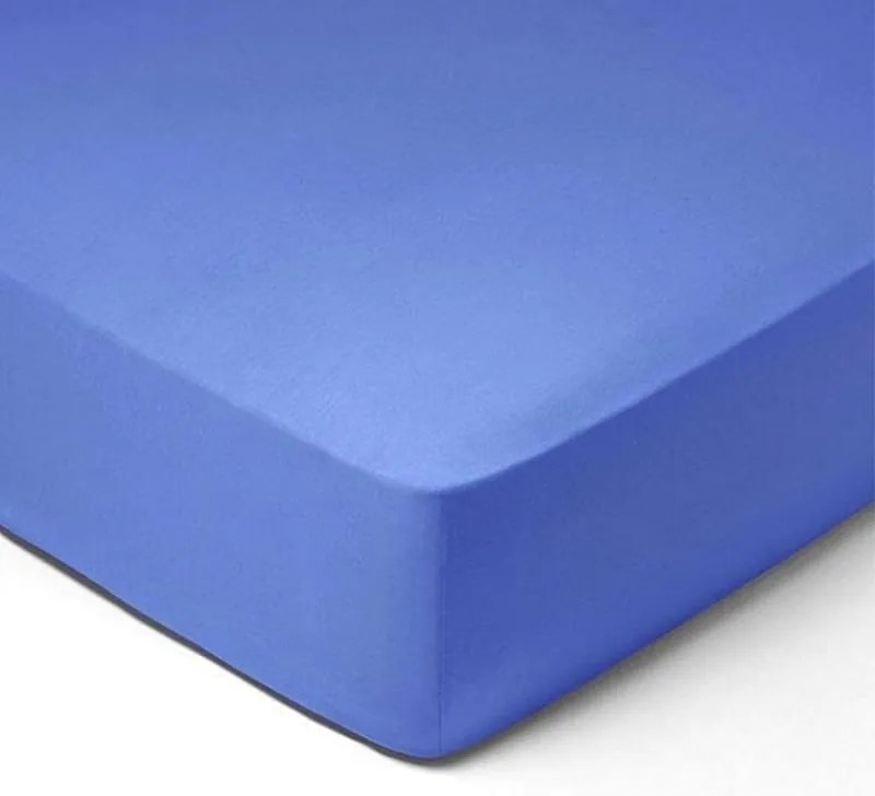 INTERMEDIC SK Posteľná plachta Jersey - 011 - Modrá Veľkosť: 90x200 cm